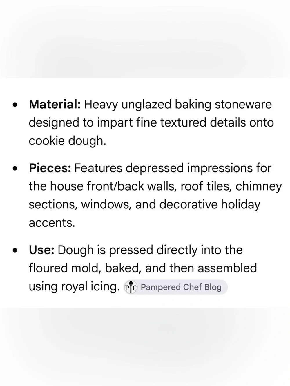 The Pampered Chef stoneware baking